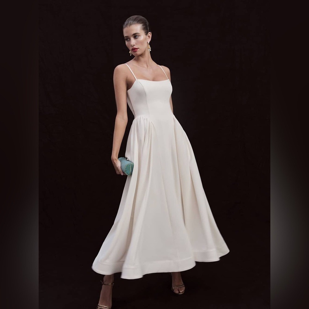 Reformation Bonie Dress Fior Di Latte Brand New w/Tags